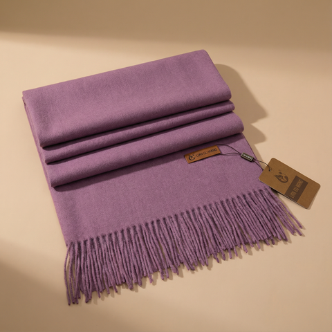 Szalik Krysta | Szal Zimowy Damski | Czysty Kaszmir