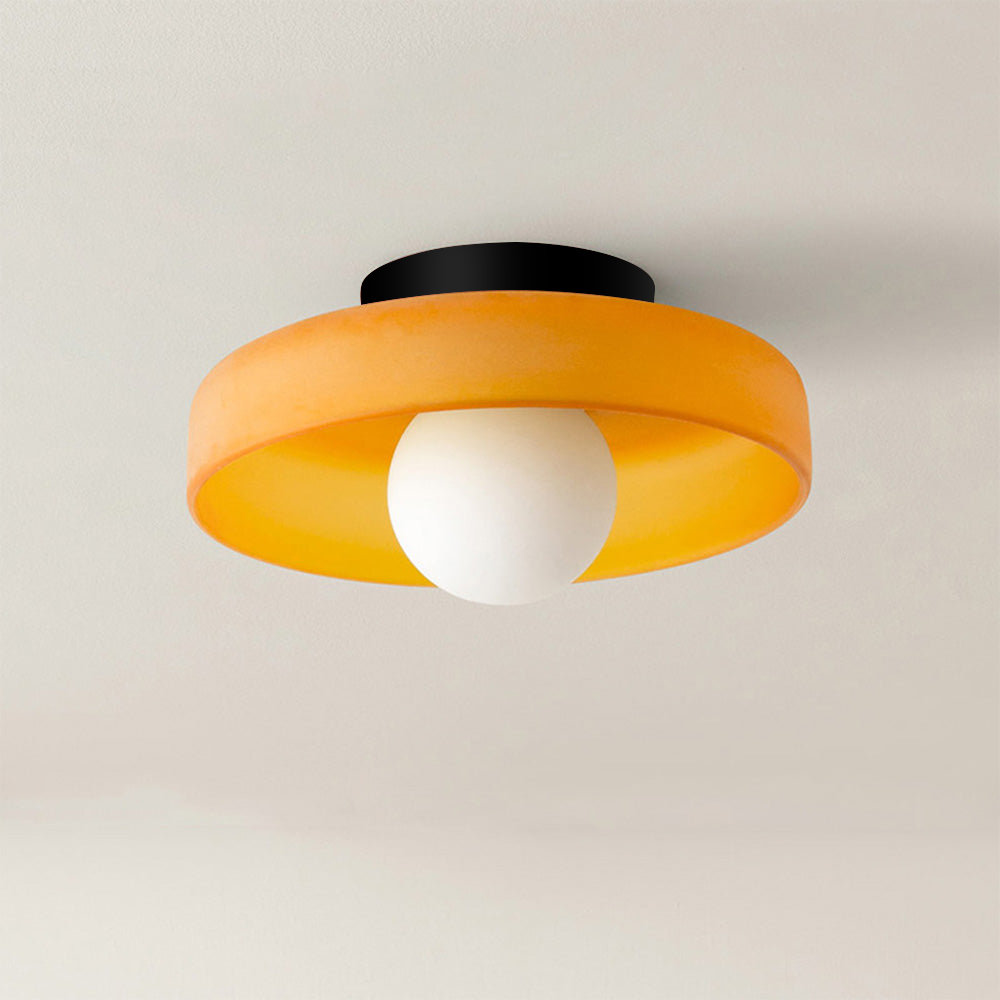 Plafoniera Rondo | Lampa Sufitowa Flush Mount | Nowoczesna Forma z Kloszem