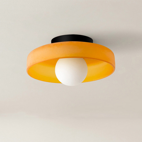 Plafoniera Rondo | Lampa Sufitowa Flush Mount | Nowoczesna Forma z Kloszem
