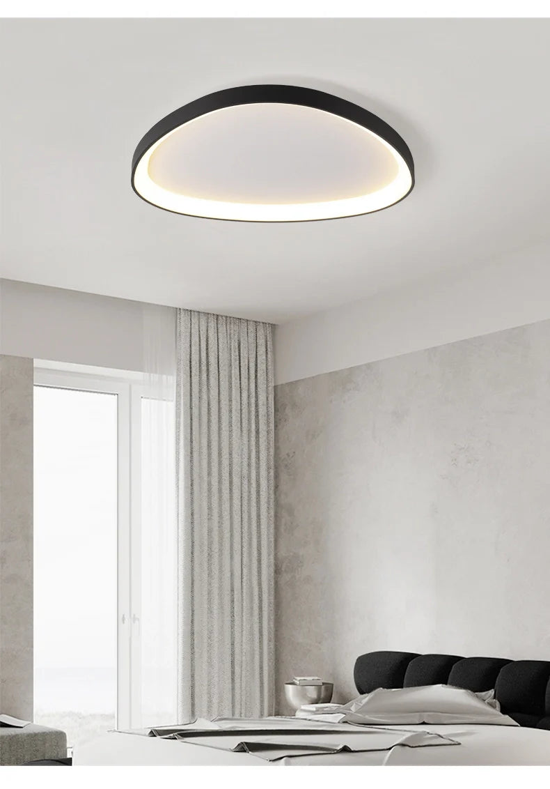 Lampa Sufitowa Norda | Skandynawska Plafoniera | LED z Pilotem i Regulacją Jasności