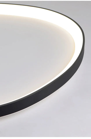 Lampa Sufitowa Norda | Skandynawska Plafoniera | LED z Pilotem i Regulacją Jasności