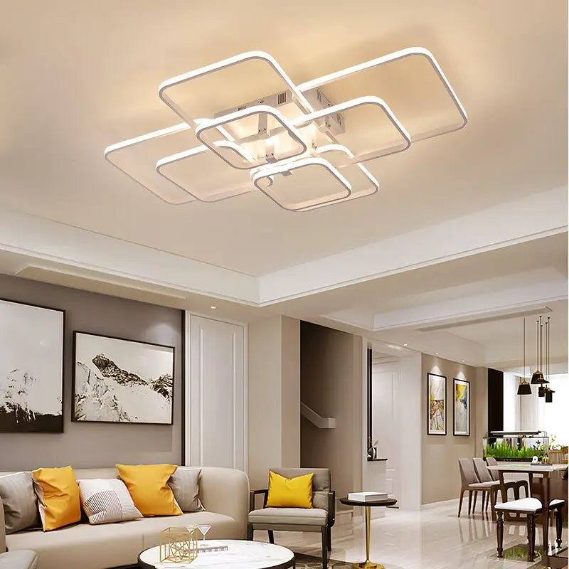 Lampa Sufitowa Arqon | Nowoczesne Oświetlenie LED | Ściemnialna Forma Geometryczna