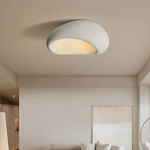 Lampa Petra | Lampa sufitowa LED | Organiczna forma kamienia z ciepłym światłem