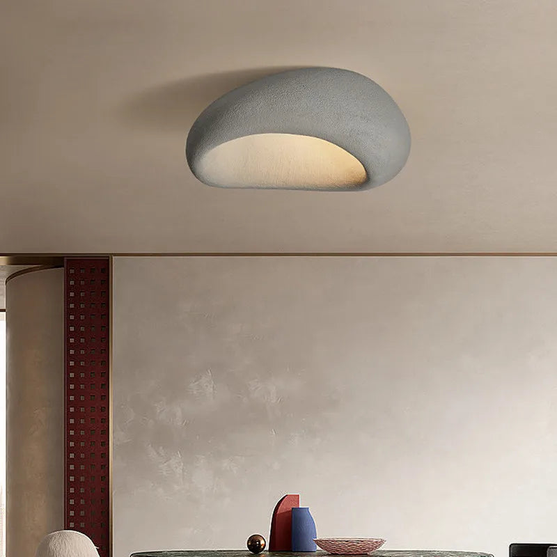 Lampa Petra | Lampa sufitowa LED | Organiczna forma kamienia z ciepłym światłem