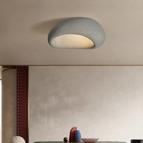 Lampa Petra | Lampa sufitowa LED | Organiczna forma kamienia z ciepłym światłem
