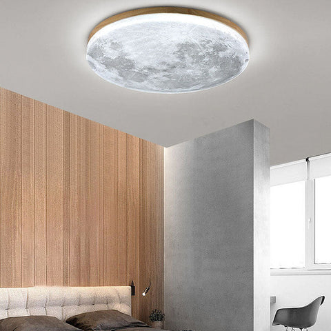 Plafon Cosmo | Lampa LED Sufitowa | Motyw Planety Ziemia