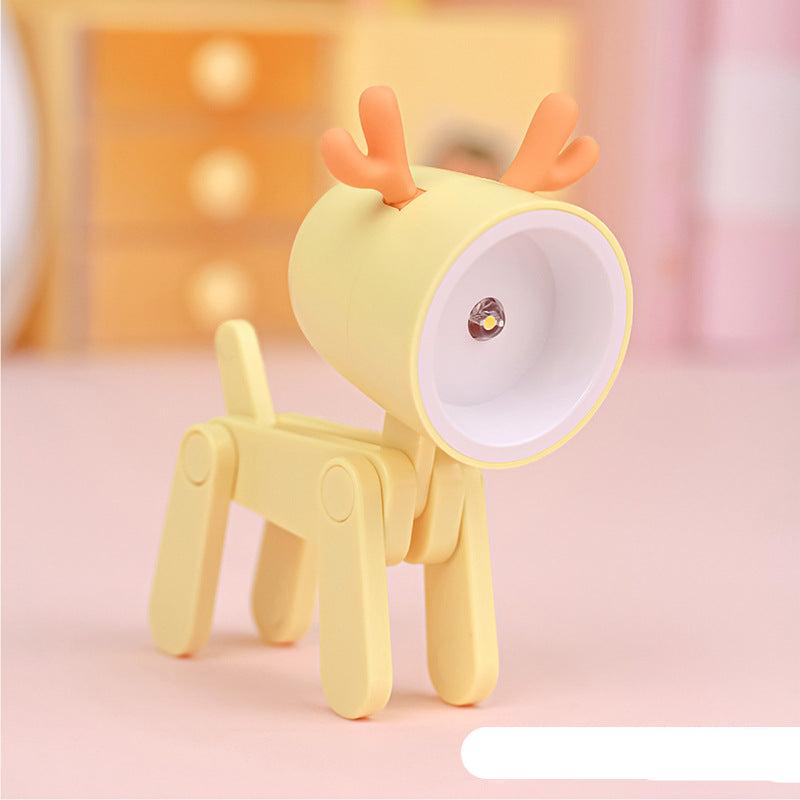 Lampka LED DeerMini | Lampka Nocna Dziecięca | Zginane Nóżki i Bateria