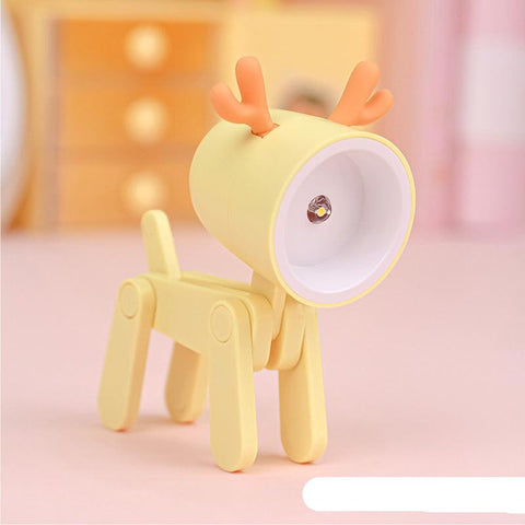 Lampka LED DeerMini | Lampka Nocna Dziecięca | Zginane Nóżki i Bateria