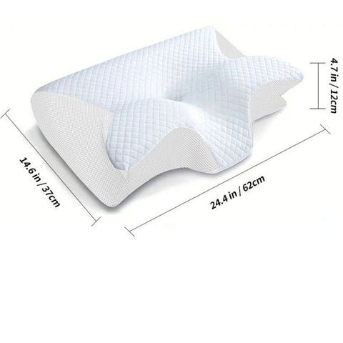 Poduszka OrthoContour | Ergonomiczna Poduszka do Spania | Pianka z Pamięcią Kształtu
