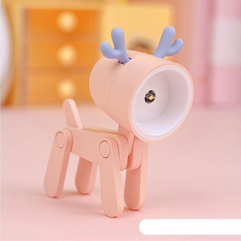 Lampka LED DeerMini | Lampka Nocna Dziecięca | Zginane Nóżki i Bateria