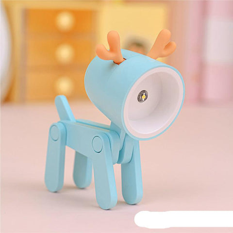 Lampka LED DeerMini | Lampka Nocna Dziecięca | Zginane Nóżki i Bateria