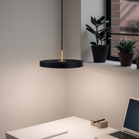Lampa wisząca Orbis | Okrągłe oświetlenie LED | Minimalistyczne aluminium