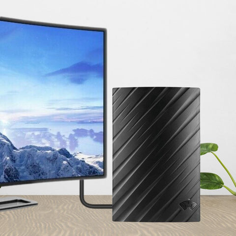 Wewnętrzna Antena TV | Antena Cyfrowa do Telewizji 4K | Wzmacniana Zasięgiem