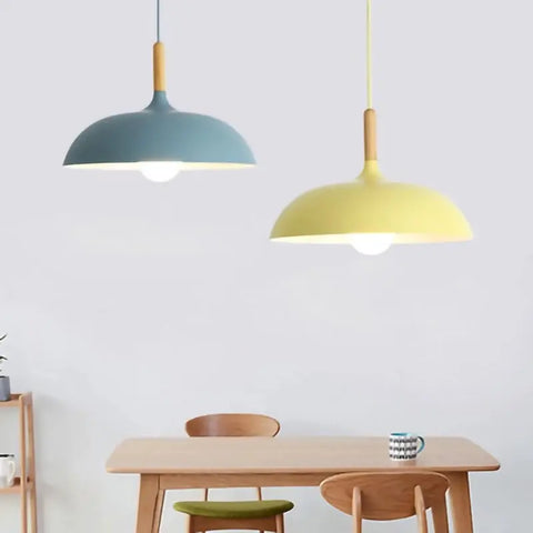 Lampa Wisząca Liva | Skandynawskie Oświetlenie | Metalowa w 7 Kolorach