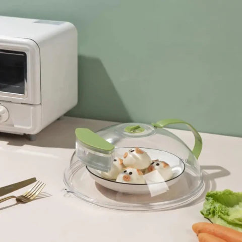 Pokrywka Fretto | Pokrywka do Mikrofalówki | Uchwyt Bezpieczny i Wentylowana Pokrywa
