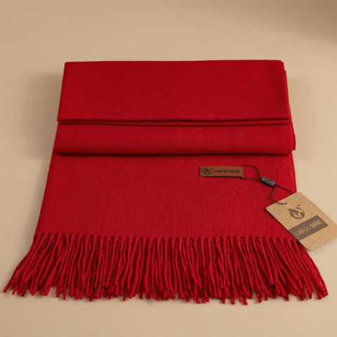 Szalik Krysta | Szal Zimowy Damski | Czysty Kaszmir