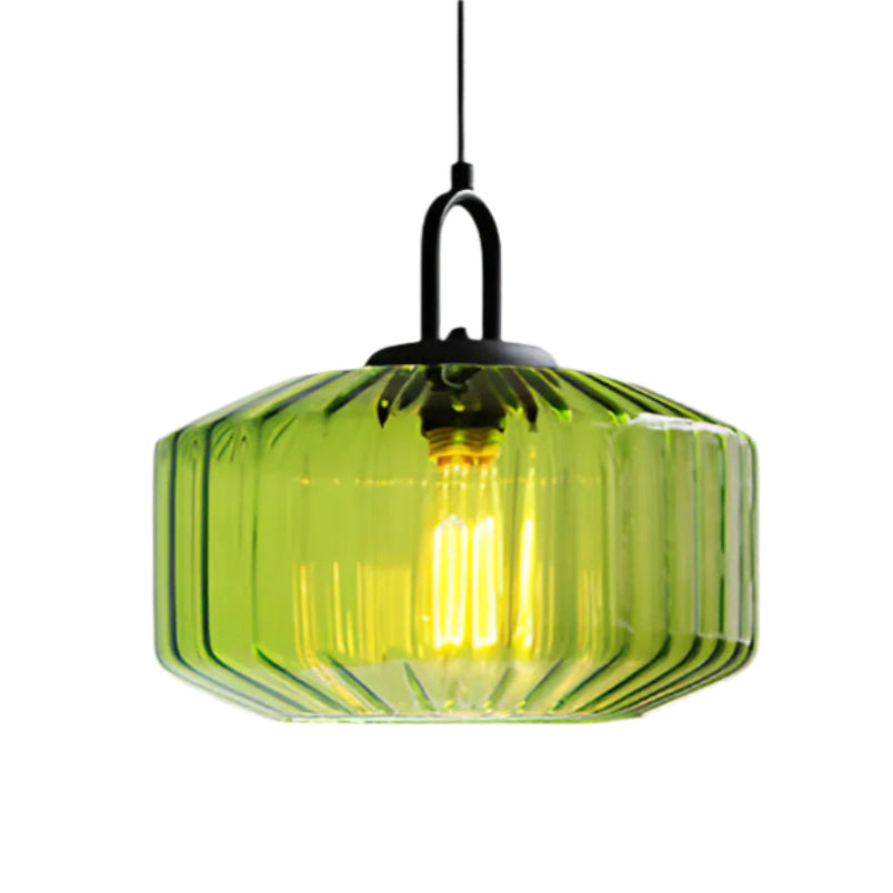 Lampa Wisząca Luma | Kolorowe Oświetlenie Sufitowe | Szkło Retro