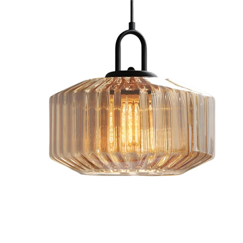 Lampa Wisząca Luma | Kolorowe Oświetlenie Sufitowe | Szkło Retro
