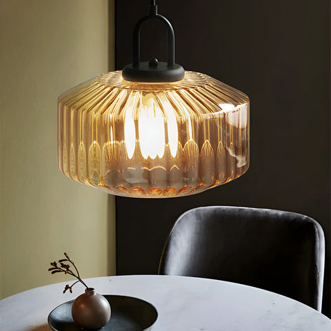 Lampa Wisząca Luma | Kolorowe Oświetlenie Sufitowe | Szkło Retro
