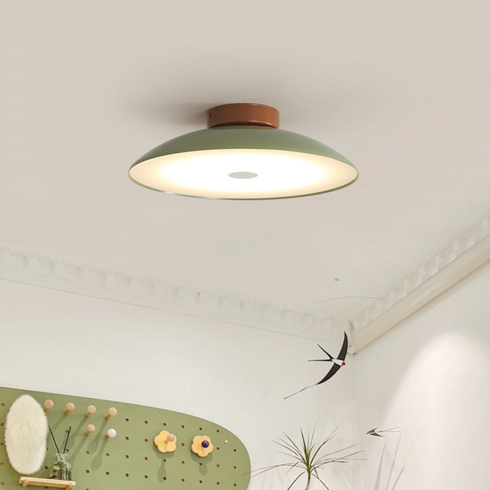 RetroIron | Lampa Sufitowa LED | Niski Profil | Żelazna Konstrukcja w Stylu Retro