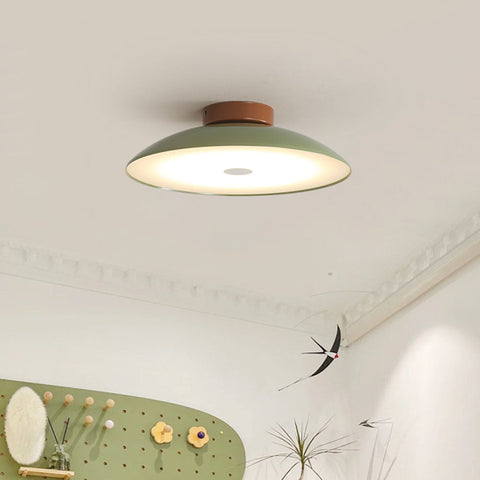 RetroIron | Lampa Sufitowa LED | Niski Profil | Żelazna Konstrukcja w Stylu Retro