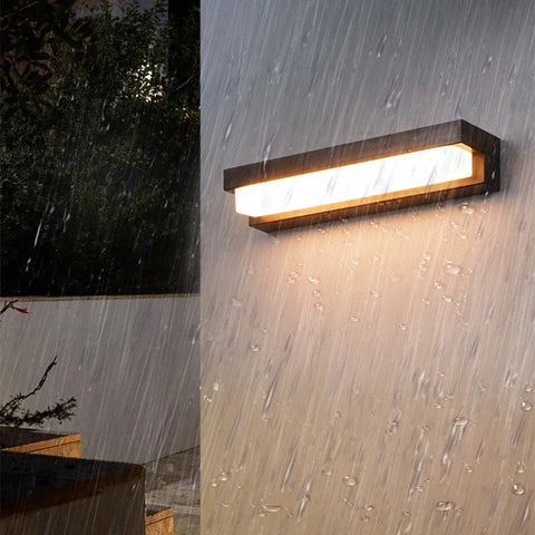 Lampa Solarna Ścienna LumiSol | Oświetlenie Ogrodowe LED | IP65 z 3 Barwami Światła