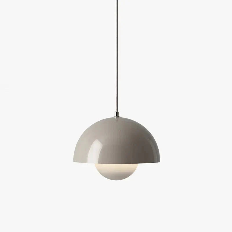 Lampa Wisząca Halvo | Nowoczesne Oświetlenie Sufitowe | Półkulista Oprawa E27