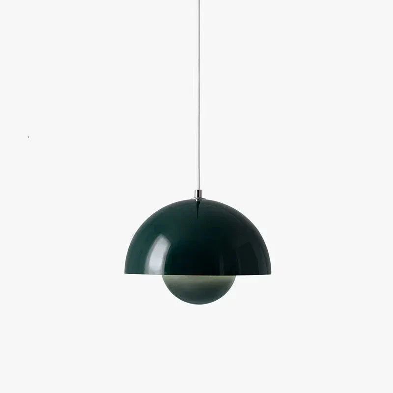 Lampa Wisząca Halvo | Nowoczesne Oświetlenie Sufitowe | Półkulista Oprawa E27