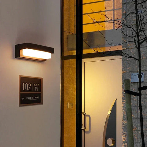 Lampa Solarna Ścienna LumiSol | Oświetlenie Ogrodowe LED | IP65 z 3 Barwami Światła