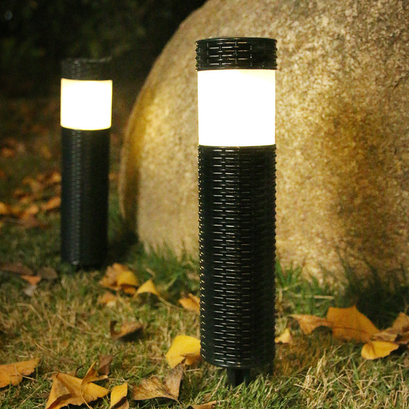 Latarnia Solarna Rattanowa | Nowoczesne Oświetlenie Ogrodowe | Wodoodporna Lampa LED