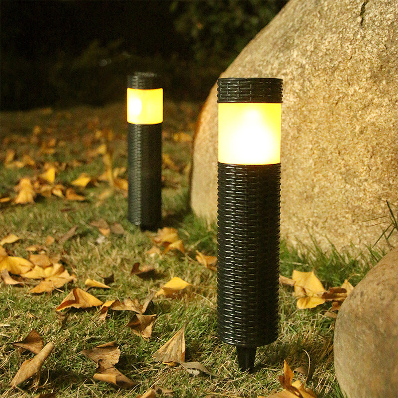 Latarnia Solarna Rattanowa | Nowoczesne Oświetlenie Ogrodowe | Wodoodporna Lampa LED