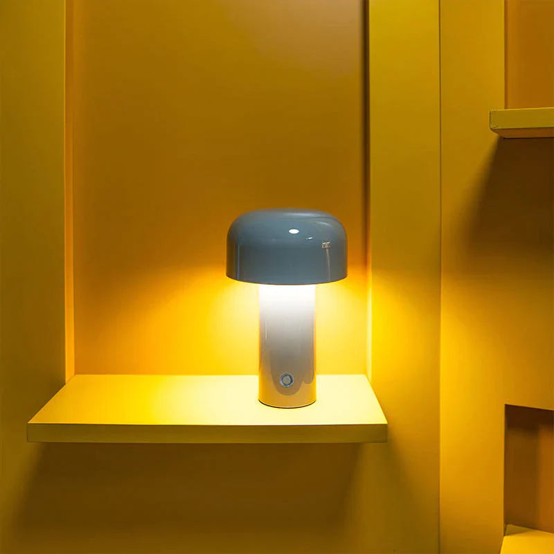 Lampa Mushroom Dotykowa | Przenośna Lampa Stołowa LED | USB Ładowanie