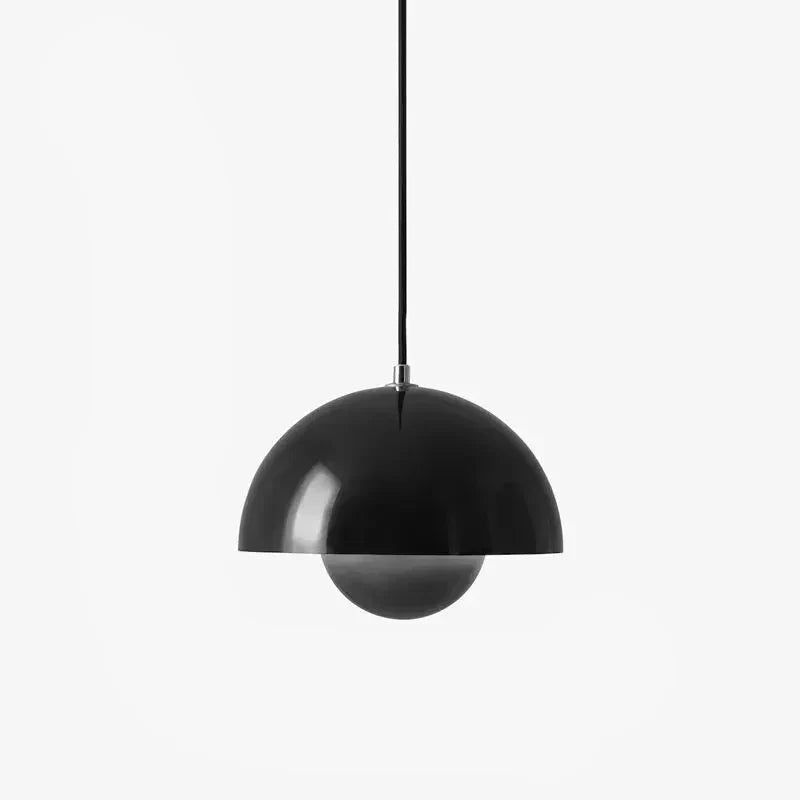 Lampa Wisząca Halvo | Nowoczesne Oświetlenie Sufitowe | Półkulista Oprawa E27