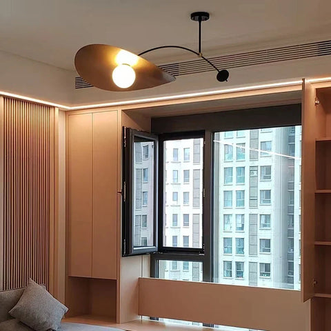 Lampa Wisząca Mobila | Designerska Lampa Sufitowa | Rzeźbiarska Forma Asymetryczna