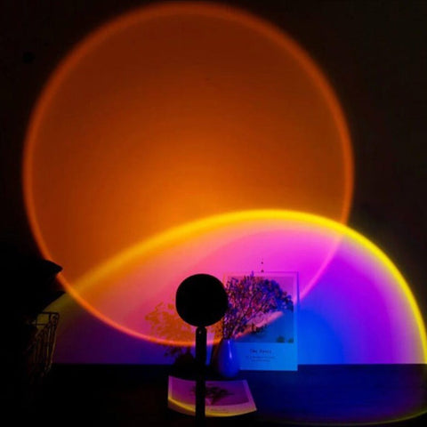 Sundra | Lampa projekcyjna LED | Efekt złotej godziny i zachodu słońca