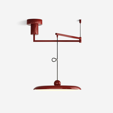 Lampa wisząca Laxo | Oświetlenie sufitowe metalowe | Ruchome ramię