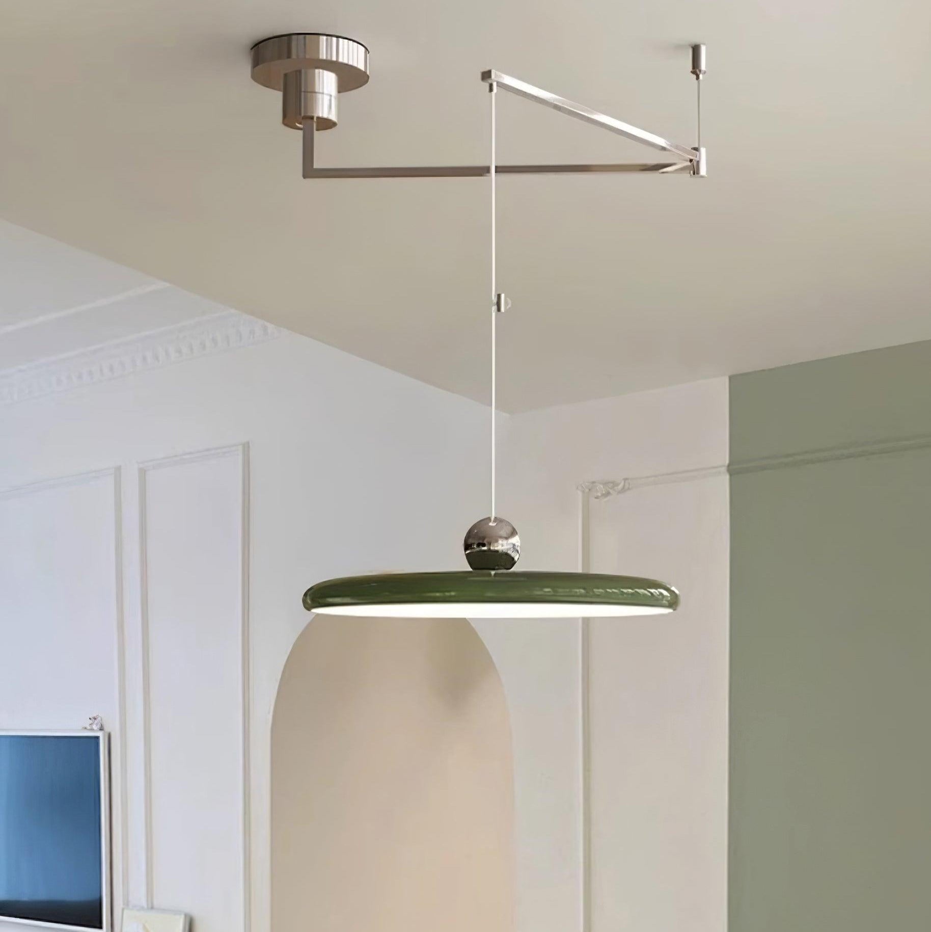 Lampa wisząca Laxo | Oświetlenie sufitowe metalowe | Ruchome ramię