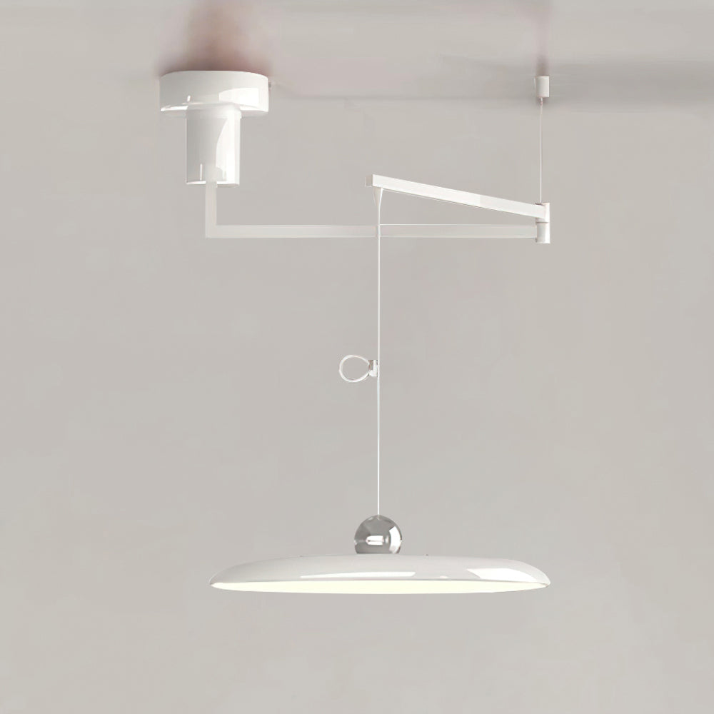 Lampa wisząca Laxo | Oświetlenie sufitowe metalowe | Ruchome ramię