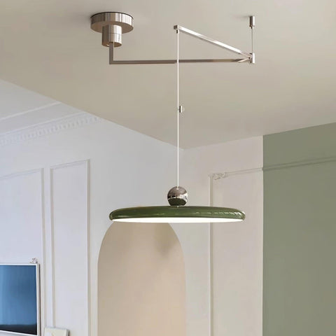 Lampa wisząca Laxo | Oświetlenie sufitowe metalowe | Ruchome ramię