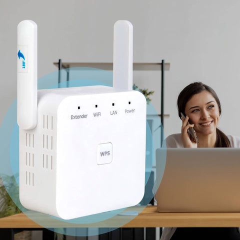 Wzmacniacz Sygnału WiFi | Dwupasmowy Repeater | Prosta Instalacja WPS