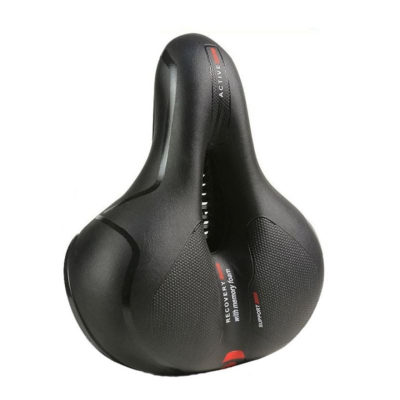 Siodło Rowerowe GearUp | Ergonomiczne Z Szerokim Profilowaniem | Z Tylnym Światłem LED