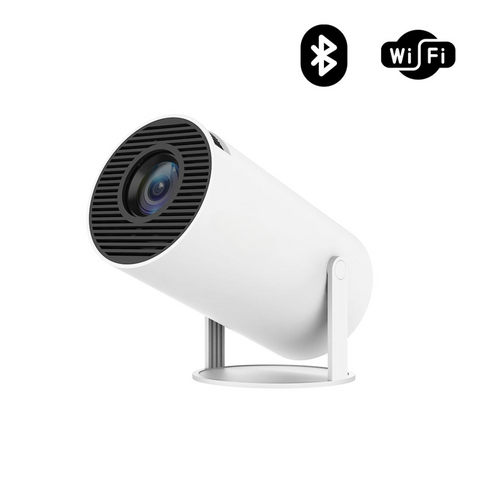 Rzutnik Wieczornik | Przenośny Projektor HD | Android, WiFi i 180° Obrót