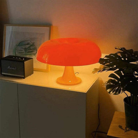 Lampka NessoForm | Lampa Stołowa Grzybek | Styl Skandynawski LED z Regulacją Jasności