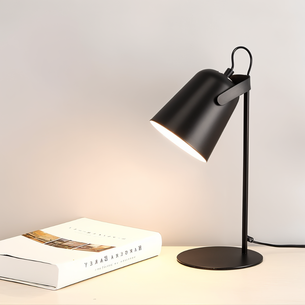 Lampka Biurkowa Mino | Regulowana Lampka Stołowa | Metalowa Konstrukcja