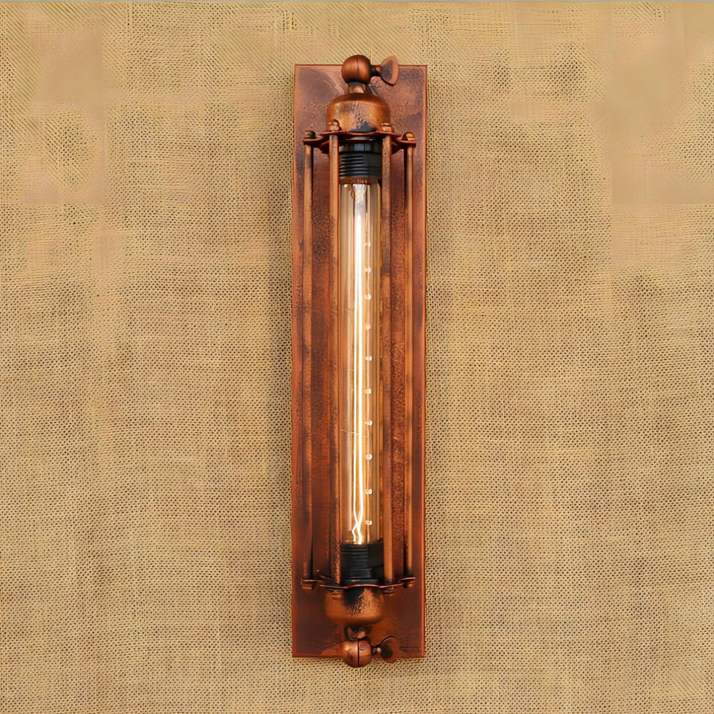 Lampa Ścienna Vintage | Oświetlenie LED Dekoracyjne | Żeliwna Konstrukcja