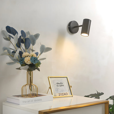 Lampa Ścienna Livo | Kinkiet Kierunkowy Metalowy | Regulowany Spot LED