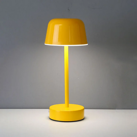 Lampka Prisma Lumo | Lampka Stolikowa LED | Metalowy Korpus i Ładowanie USB