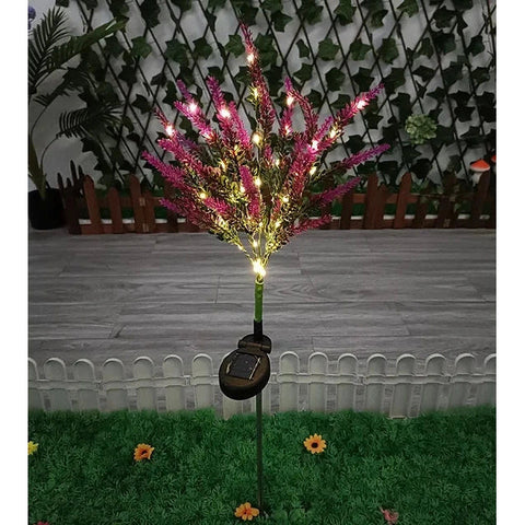 Lampa Lavenderis | Lampa solarna ogrodowa | Oświetlenie LED w formie lawendy