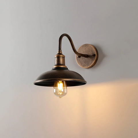 Kinkiet ogrodowy Runo | Lampa ścienna z metalu | Styl vintage IP44
