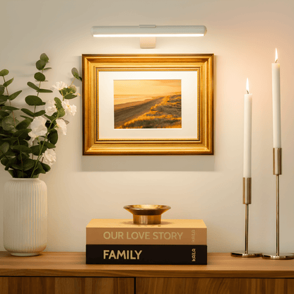 Lampa Ścienna Luno | Oświetlenie Dekoracyjne LED | Bezprzewodowy Montaż